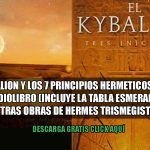 El kybalion y los 7 principios hermeticos PDF y audiolibro
