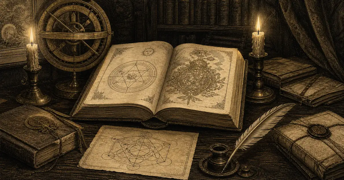 Historia de la Magia Eliphas Levi PDF Historia de la Magia Eliphas Levi PDF en un gabinete ocultista del siglo XIX