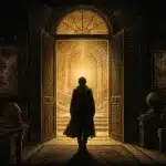 La Iniciación de Rudolf Steiner representada como un umbral iluminado